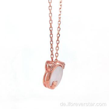 Valentine's Day Gift I Love You Rose Gold Women's Necklace